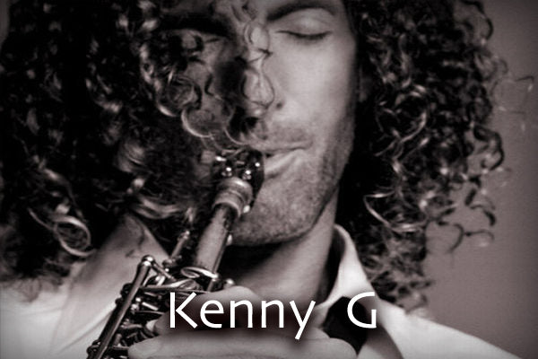 Kenny G on sax