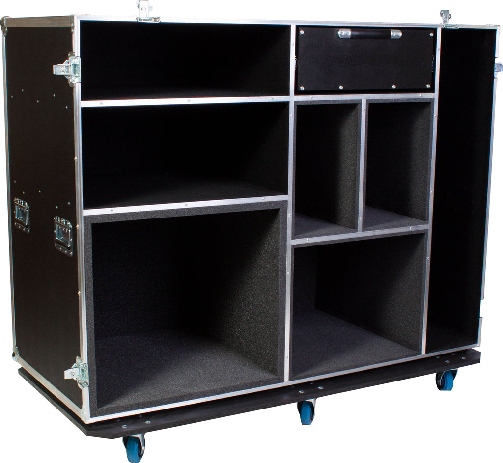 Upright Drum Case With Utility Drawer